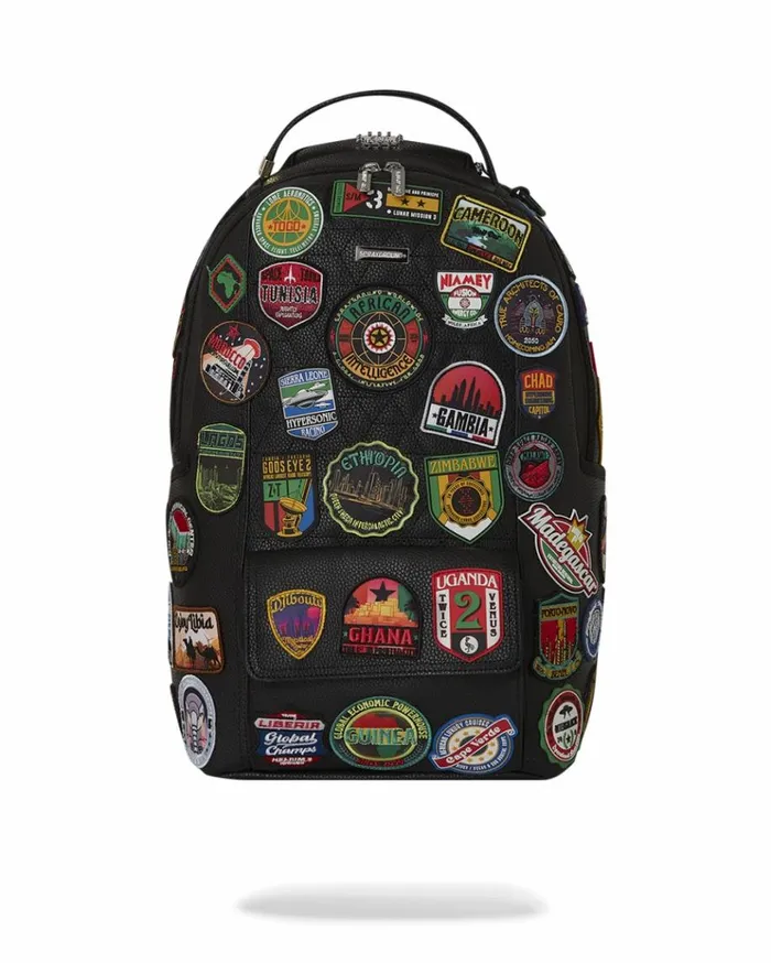 SPRAYGROUND AI THE 54 PATCHES OF AFRICA CARGO BACKPACK Bags