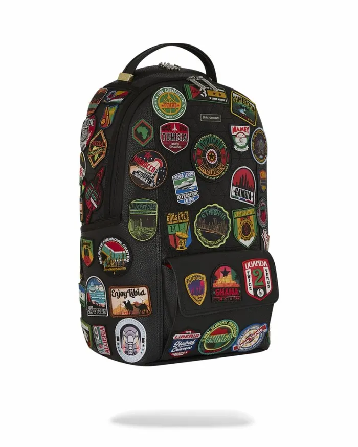 SPRAYGROUND AI THE 54 PATCHES OF AFRICA CARGO BACKPACK Bags
