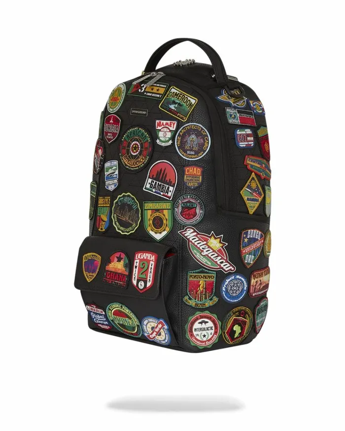 SPRAYGROUND AI THE 54 PATCHES OF AFRICA CARGO BACKPACK Bags