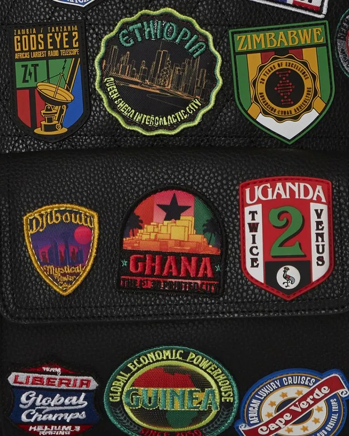SPRAYGROUND AI THE 54 PATCHES OF AFRICA CARGO BACKPACK Bags