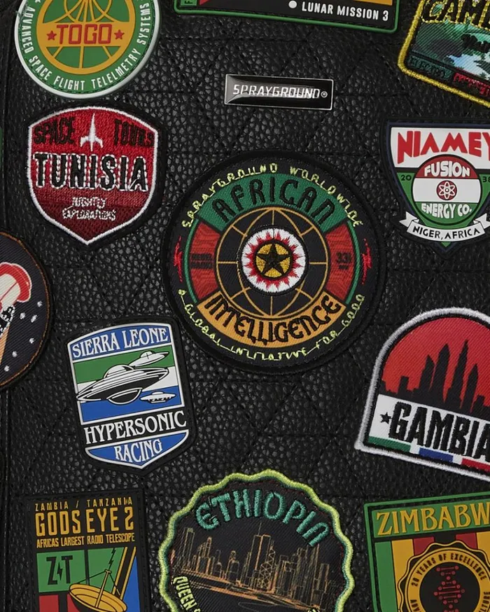 SPRAYGROUND AI THE 54 PATCHES OF AFRICA CARGO BACKPACK Bags