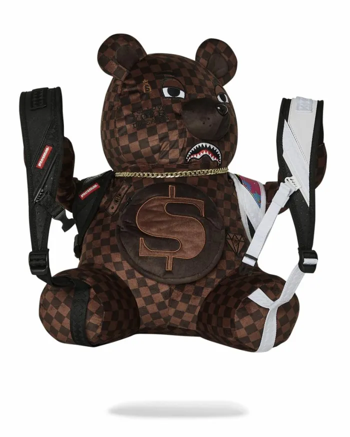 SPRAYGROUND BEAR WEARING BACKPACK AS A BACKPACK Bags