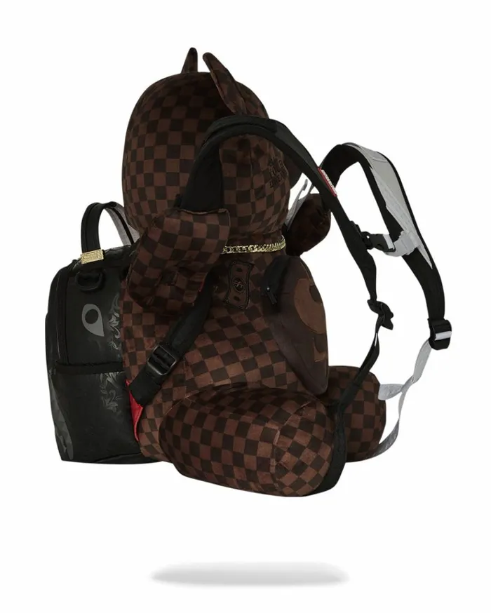 SPRAYGROUND BEAR WEARING BACKPACK AS A BACKPACK Bags