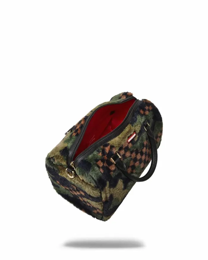 SPRAYGROUND BIG SKY FUR SHARK MINI DUFFLE Bags