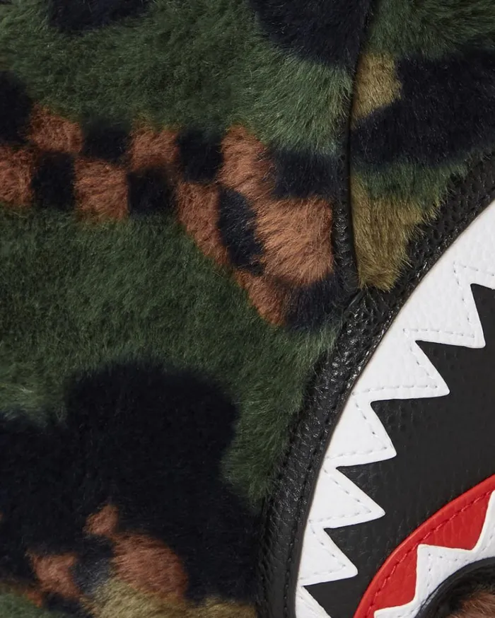 SPRAYGROUND BIG SKY FUR SHARK MINI DUFFLE Bags