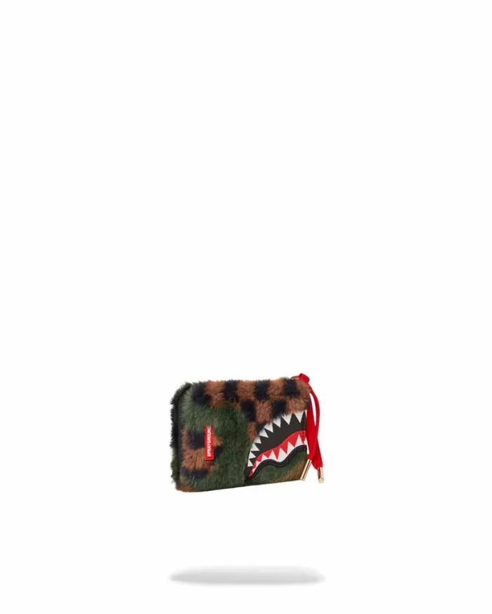 SPRAYGROUND BIG SKY FUR SHARK WALLET Bags