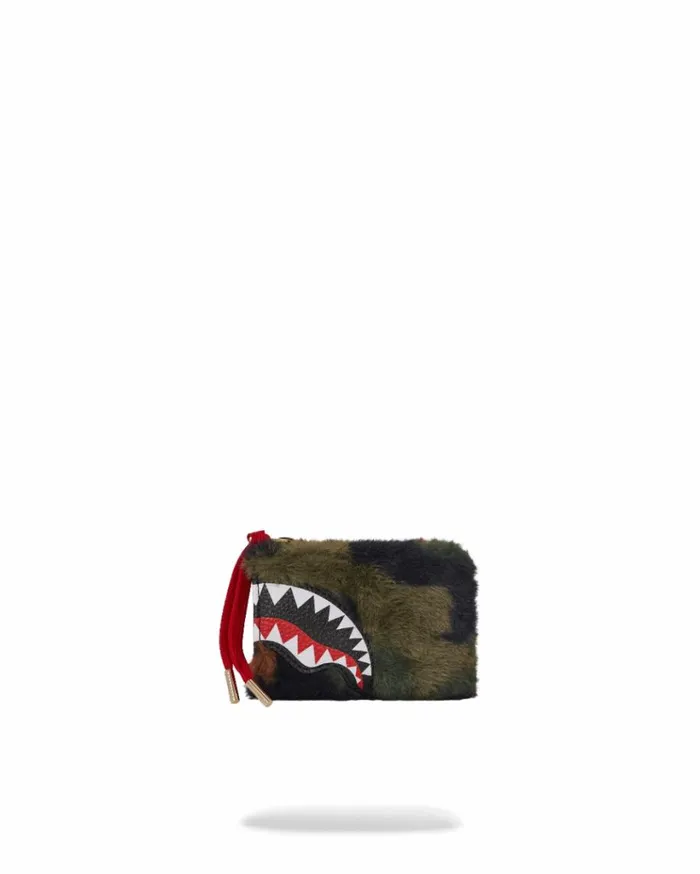 SPRAYGROUND BIG SKY FUR SHARK WALLET Bags