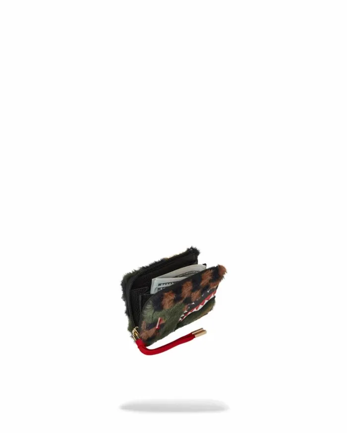 SPRAYGROUND BIG SKY FUR SHARK WALLET Bags