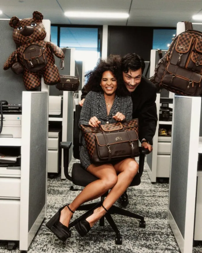SPRAYGROUND CHECKMATE ROYALE TOTE Bags