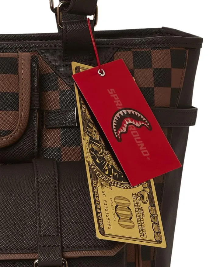 SPRAYGROUND CHECKMATE ROYALE TOTE Bags
