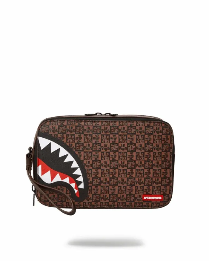 SPRAYGROUND FRENZY SHARKS TOILETRY BAG Bags