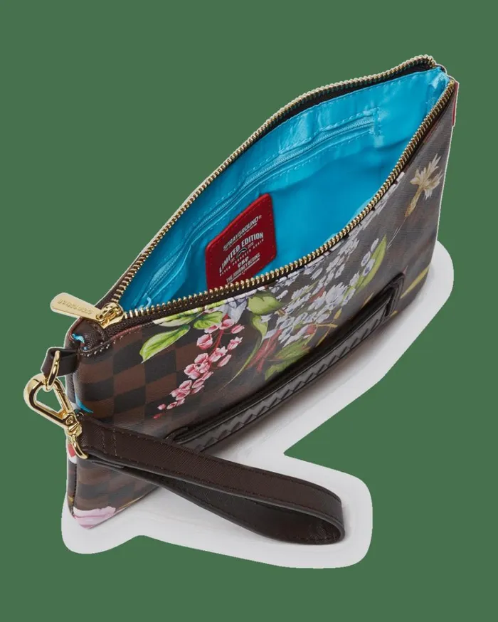 SPRAYGROUND GARDEN OF SHARKS CROSSOVER CLUTCH Bags