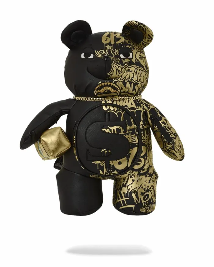 SPRAYGROUND HALF GRAFF GLIDE MONEYBEAR TEDDYBEAR BACKPACK Bags