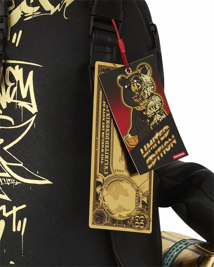 SPRAYGROUND HALF GRAFF GLIDE MONEYBEAR TEDDYBEAR BACKPACK Bags