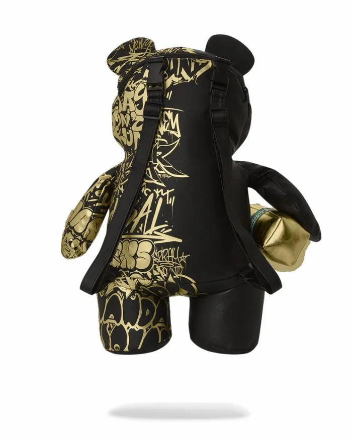SPRAYGROUND HALF GRAFF GLIDE MONEYBEAR TEDDYBEAR BACKPACK Bags