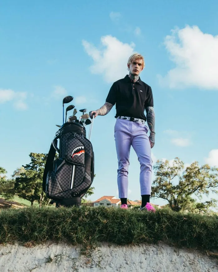 SPRAYGROUND HENNY AIIR TO THE THRONE PRO GOLF BAG Bags