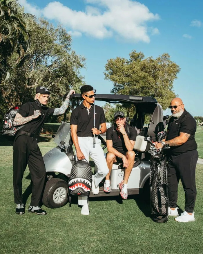 SPRAYGROUND HENNY AIIR TO THE THRONE PRO GOLF BAG Bags