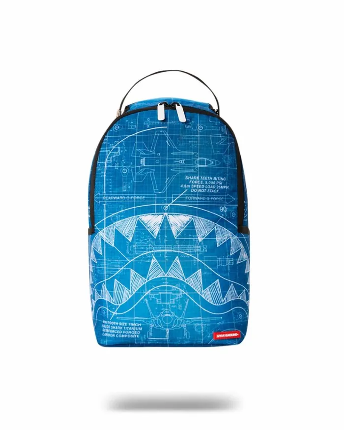 SPRAYGROUND MINI SCHEMATICS SHARK BACKPACK Bags