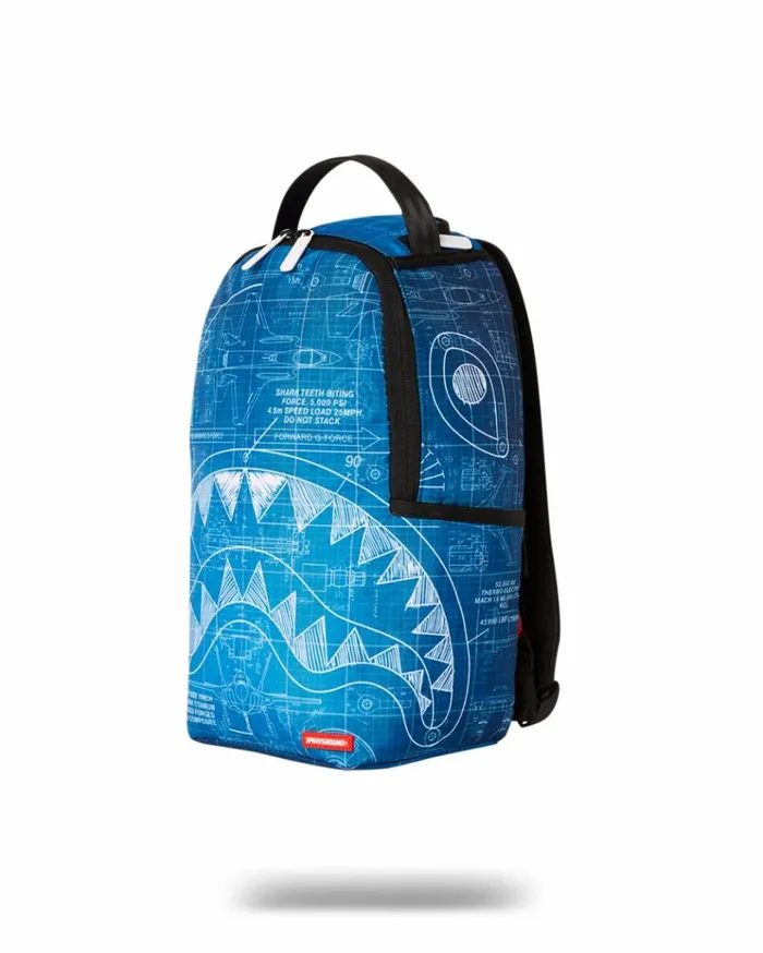 SPRAYGROUND MINI SCHEMATICS SHARK BACKPACK Bags