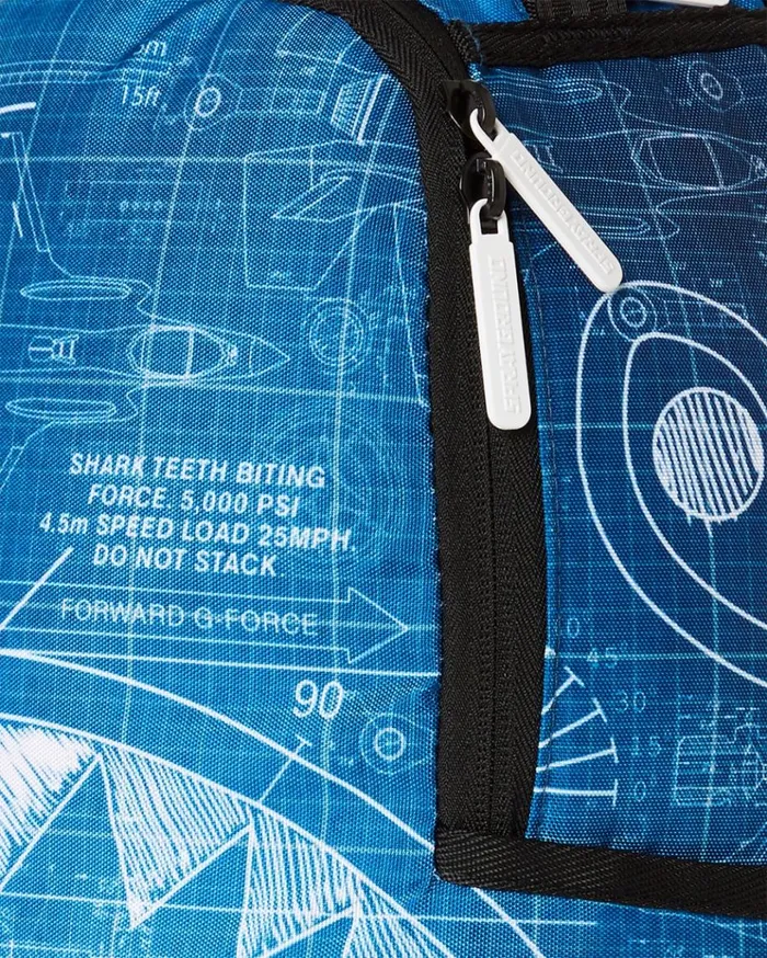 SPRAYGROUND MINI SCHEMATICS SHARK BACKPACK Bags