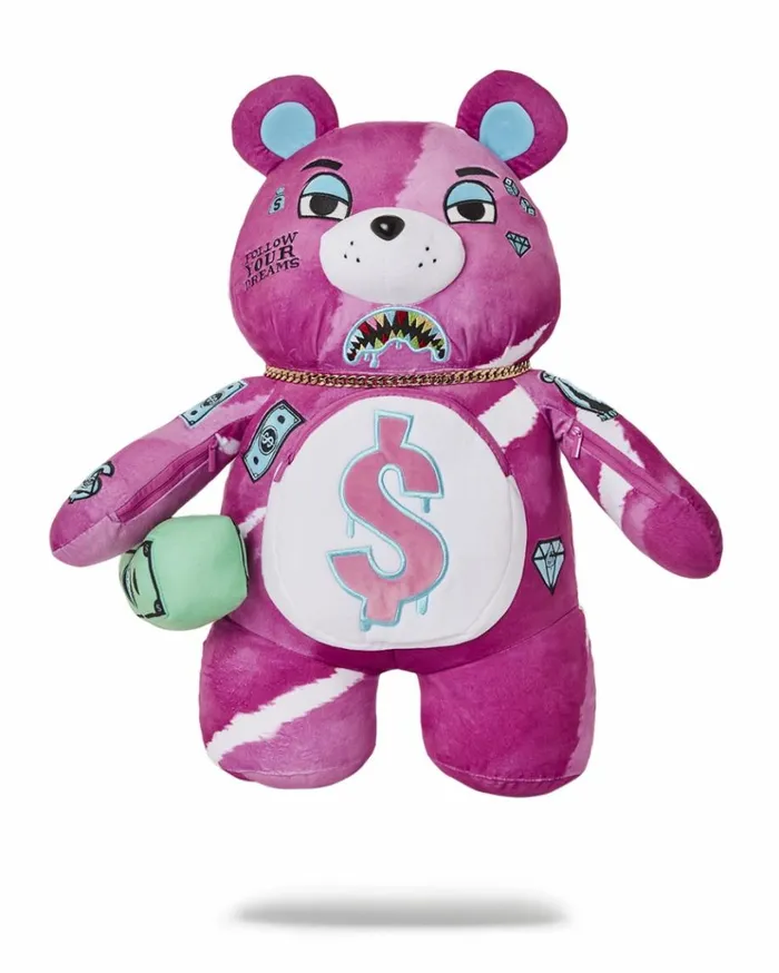 SPRAYGROUND PINK PUNK MONEYBEAR TEDDYBEAR BACKPACK Bags