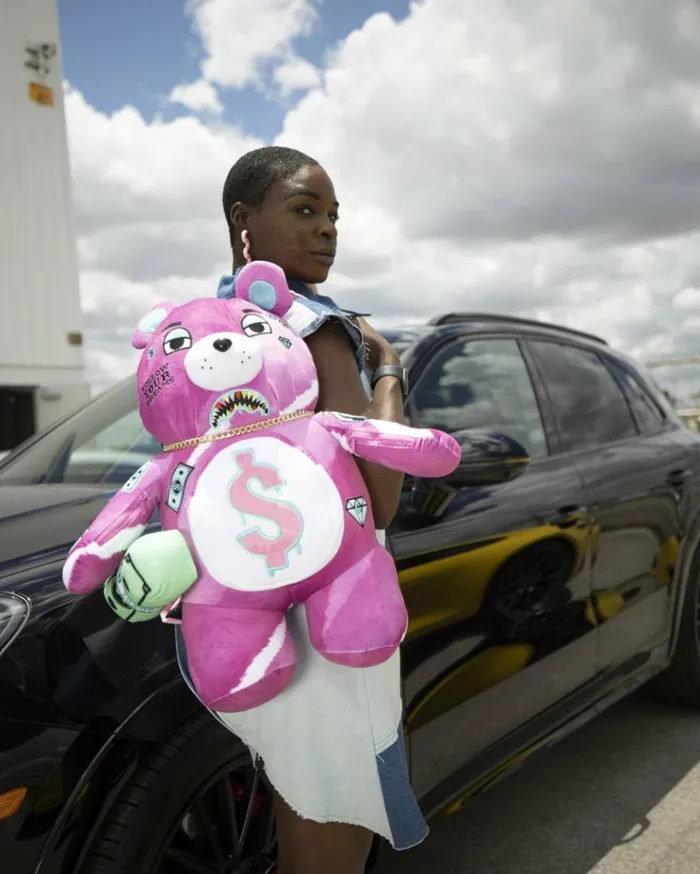 SPRAYGROUND PINK PUNK MONEYBEAR TEDDYBEAR BACKPACK Bags