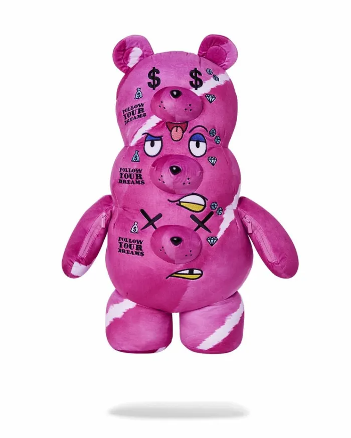 SPRAYGROUND THE 3 HEADED BEAR PLUSH TEDDYBEAR BACKPACK Bags