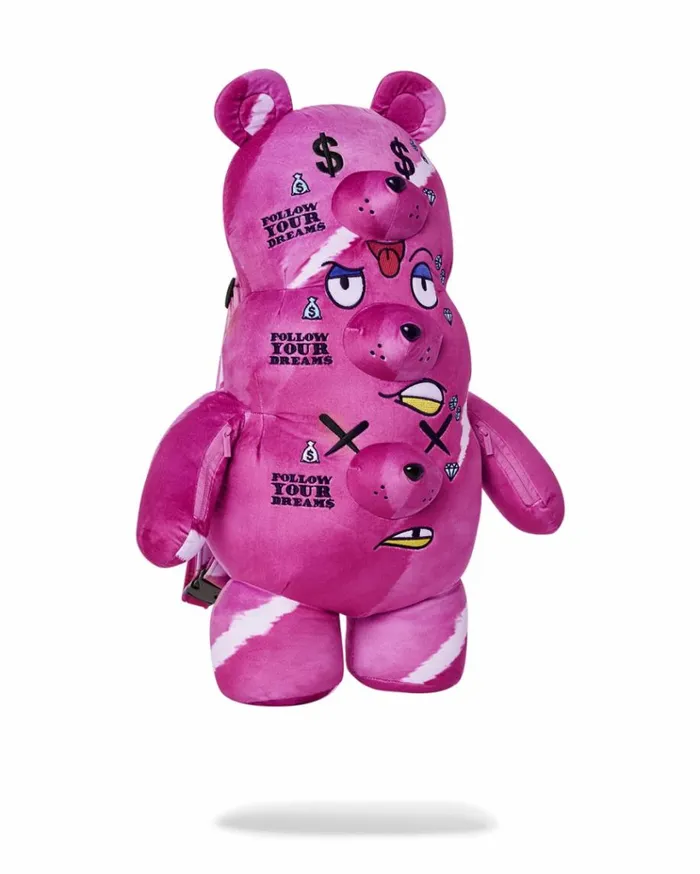SPRAYGROUND THE 3 HEADED BEAR PLUSH TEDDYBEAR BACKPACK Bags