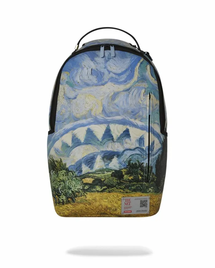 SPRAYGROUND THE MET VAN GOGH WHEAT FIELD WITH CYPRESSES BACKPACK Bags