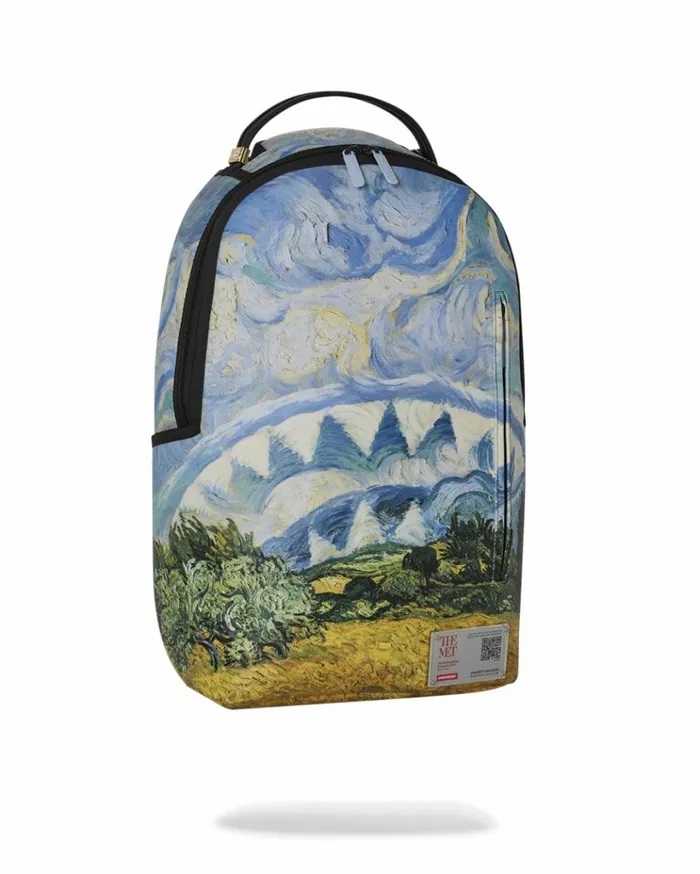 SPRAYGROUND THE MET VAN GOGH WHEAT FIELD WITH CYPRESSES BACKPACK Bags