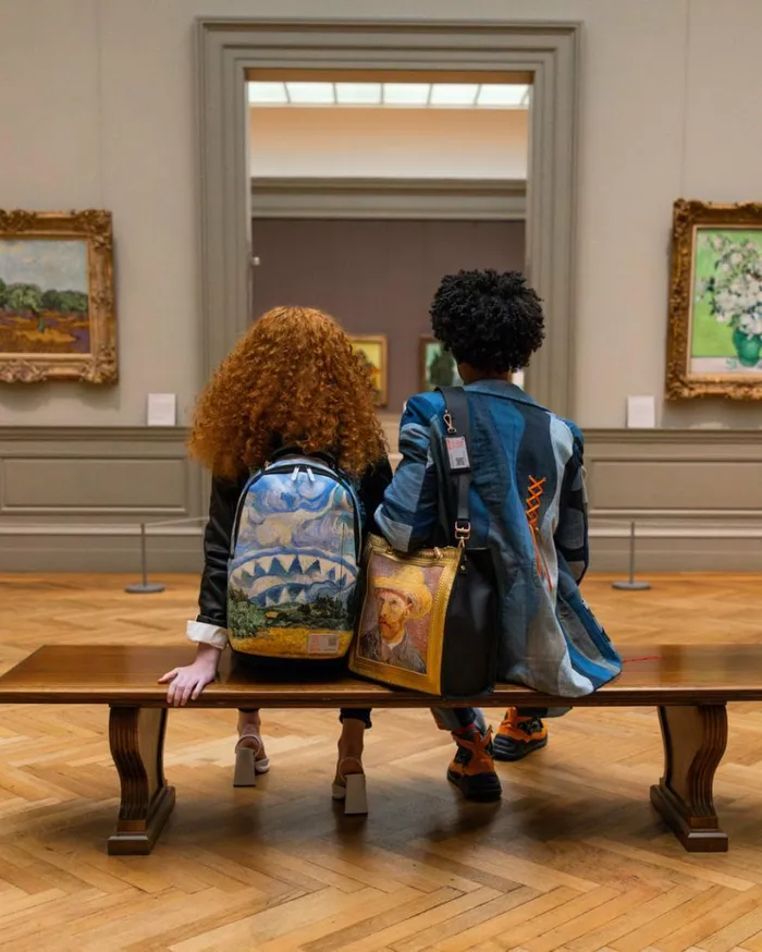 SPRAYGROUND THE MET VAN GOGH WHEAT FIELD WITH CYPRESSES BACKPACK Bags