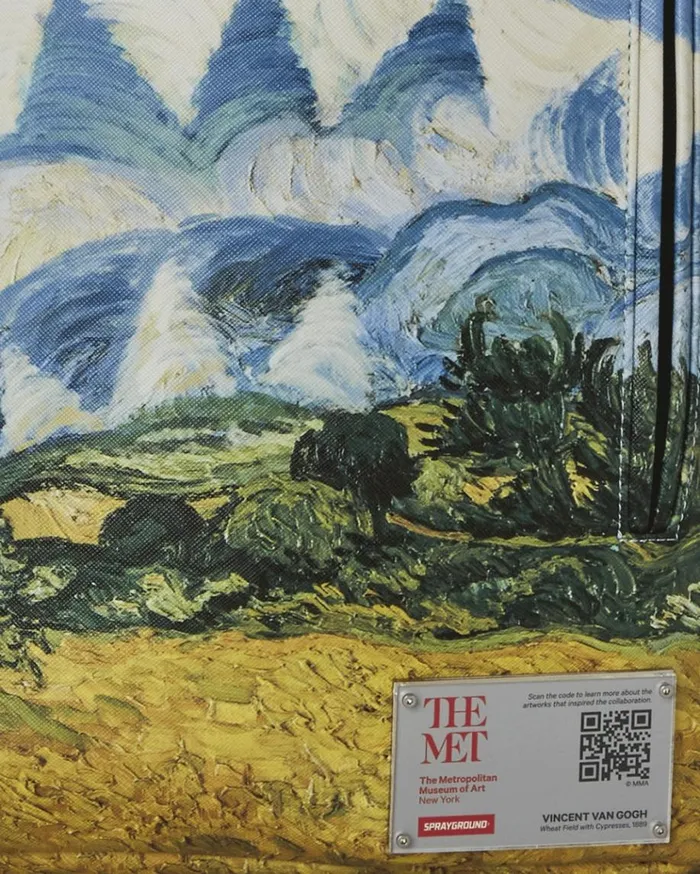 SPRAYGROUND THE MET VAN GOGH WHEAT FIELD WITH CYPRESSES BACKPACK Bags