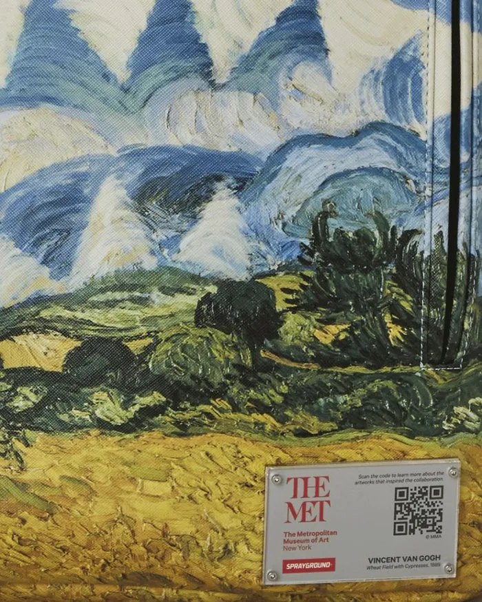 SPRAYGROUND THE MET VAN GOGH WHEAT FIELD WITH CYPRESSES BACKPACK Bags