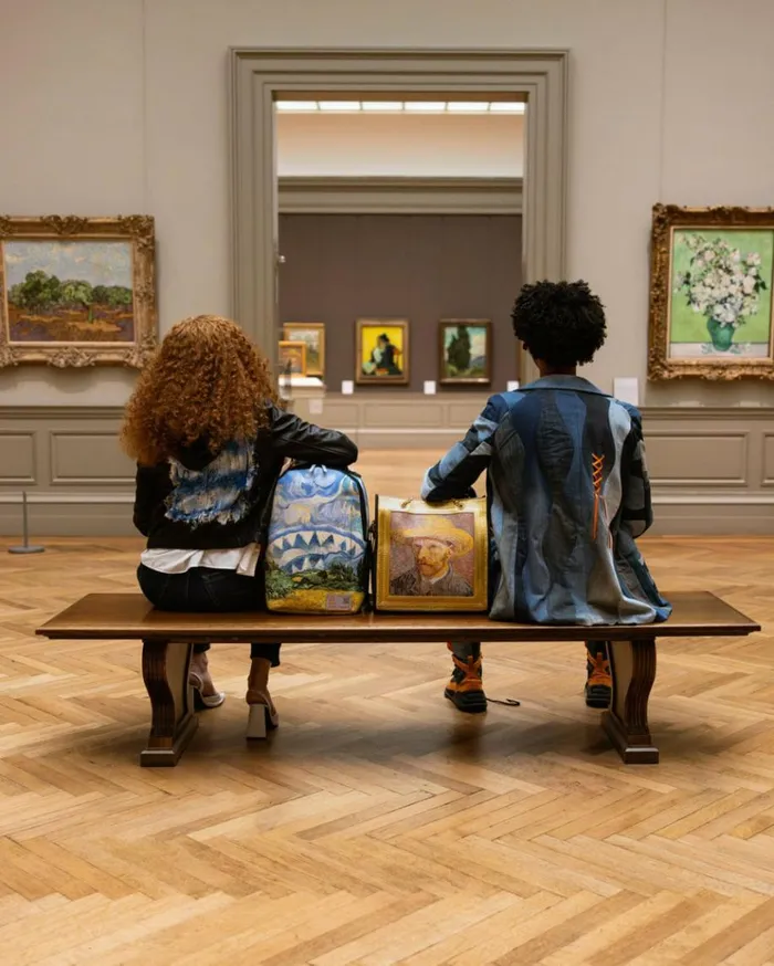 SPRAYGROUND THE MET VAN GOGH WHEAT FIELD WITH CYPRESSES BACKPACK Bags