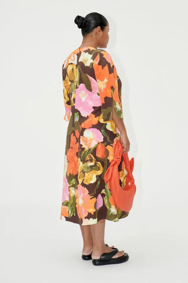 Stine Goya Dresses SGVic Dress 8211 Summer Night Poppies 8211 Women