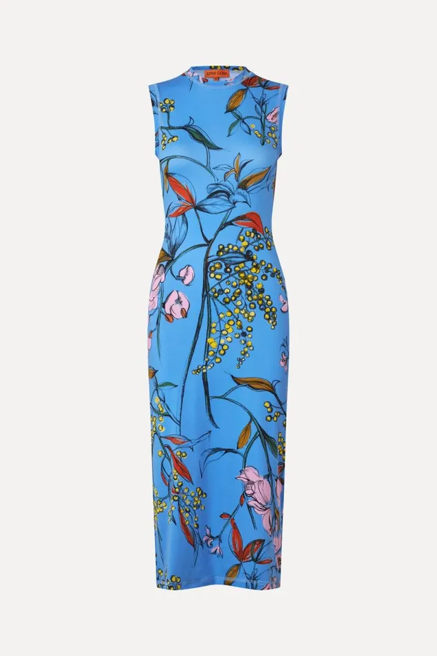 Stine Goya Dresses Tank Crewneck Dress 8211 Spring Mimosa 8211 Women