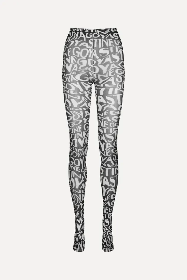 Stine Goya Socks and Tights SGVero Stockings 8211 Liquified Logo 8211 Women