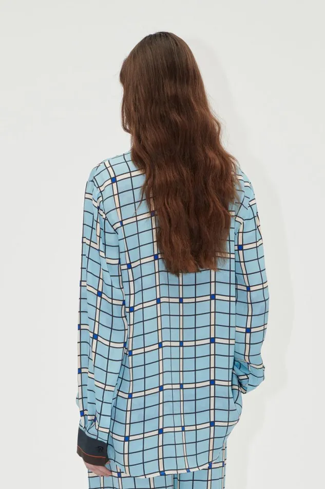 Stine Goya Tops and Shirts Long Sleeve Shirt 8211 Window Check 8211 Women