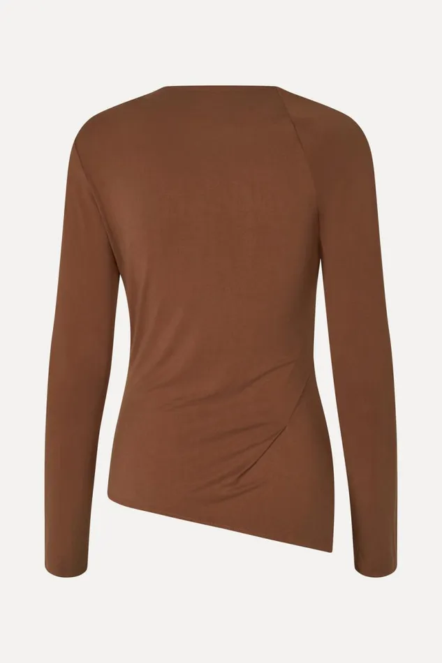 Stine Goya Tops and Shirts SGYarah Blouse 8211 Brown 8211 Women