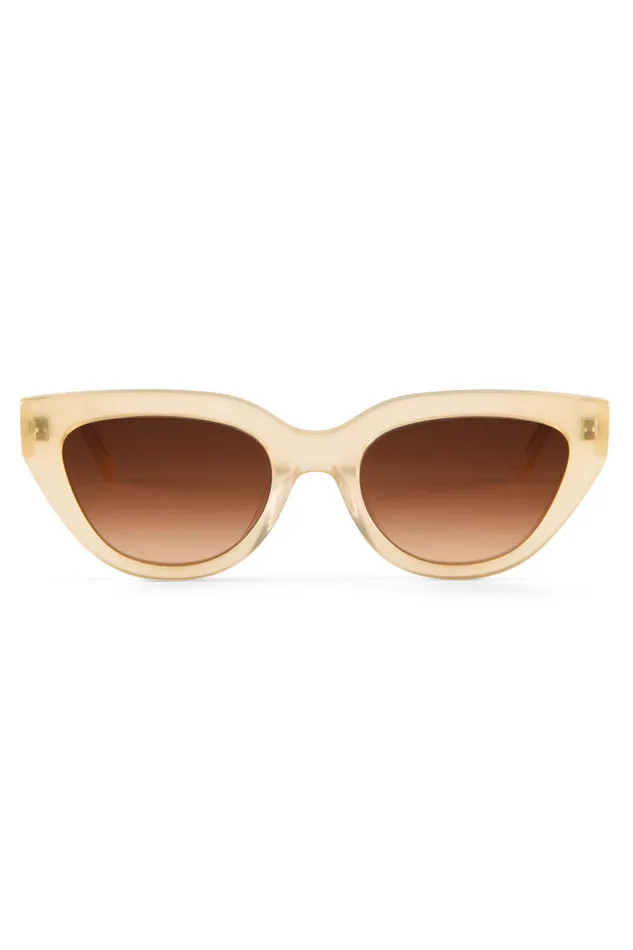 Sunglasses Women LoveShackFancy Ellana Cat Eye Sunglasses Shortbread Sunglasses Women LoveShackFancy Ellana Cat Eye Sunglasses Shortbread