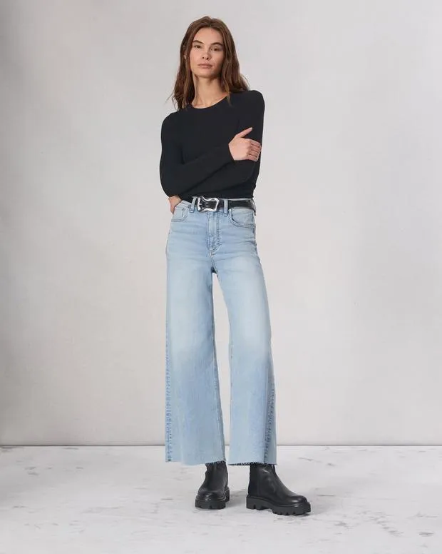 Sweaters and Sweatshirts Women Rag and Bone Audrina Washable Wool Crew Black