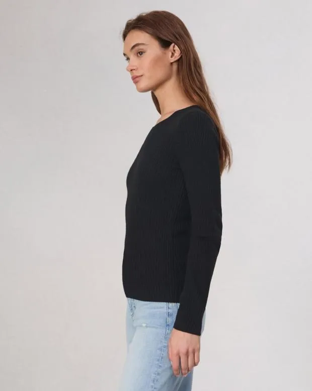 Sweaters and Sweatshirts Women Rag and Bone Audrina Washable Wool Crew Black