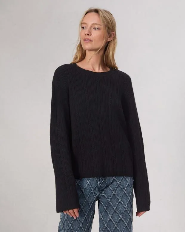Sweaters and Sweatshirts Women Rag and Bone Maud Cashmere Sweater Black