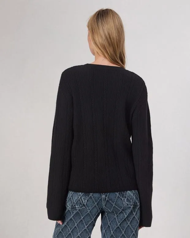 Sweaters and Sweatshirts Women Rag and Bone Maud Cashmere Sweater Black