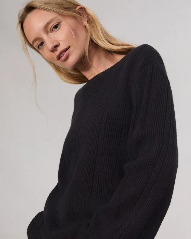 Sweaters and Sweatshirts Women Rag and Bone Maud Cashmere Sweater Black
