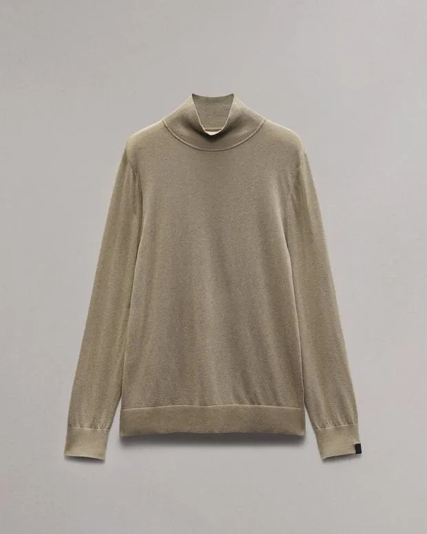 Sweaters Men Rag and Bone Roy Turtleneck Sweater Dark Army