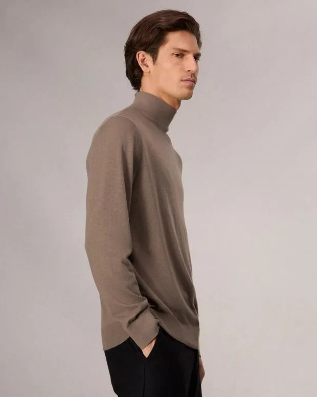 Sweaters Men Rag and Bone Roy Turtleneck Sweater Dark Army