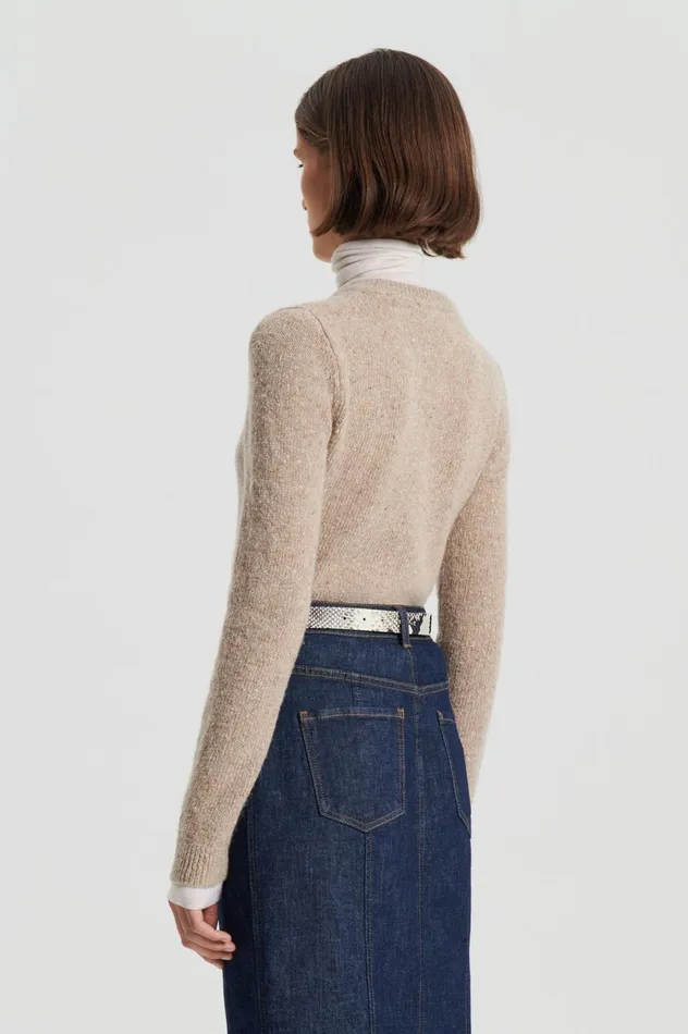 Sweaters Women Scanlan Theodore TWEED SWEATER Taupe Sweaters Women Scanlan Theodore TWEED SWEATER Taupe