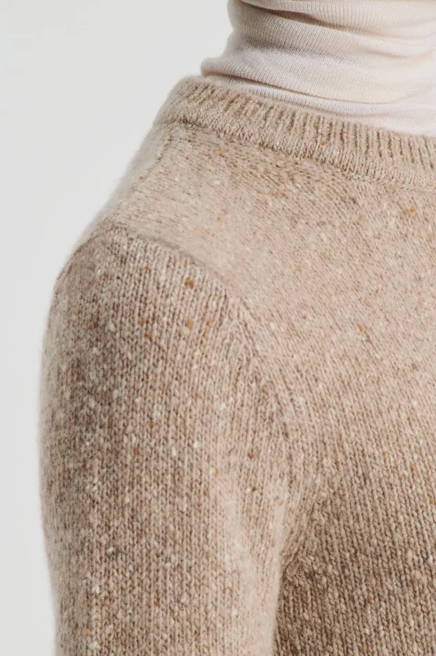 Sweaters Women Scanlan Theodore TWEED SWEATER Taupe Sweaters Women Scanlan Theodore TWEED SWEATER Taupe