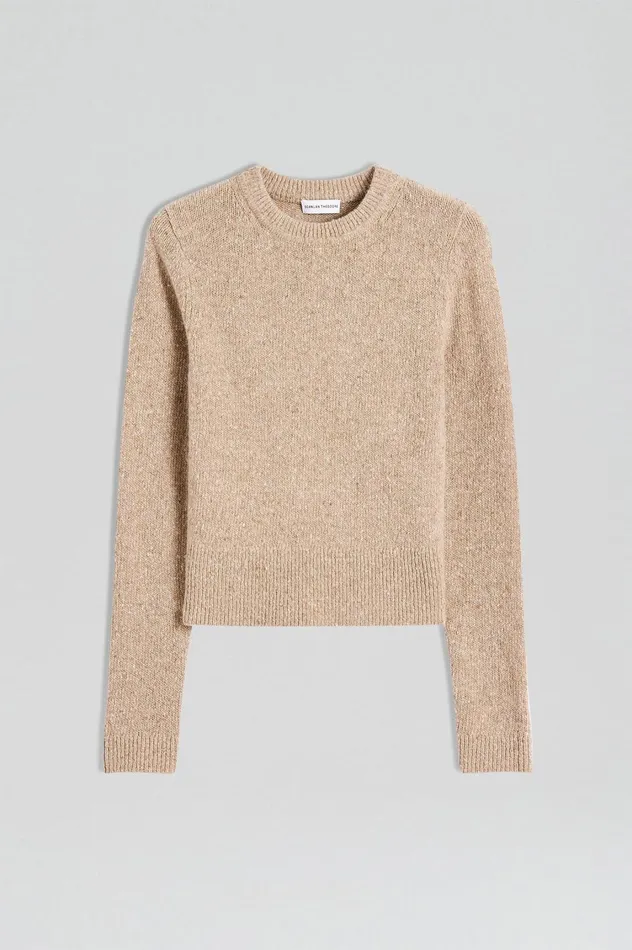 Sweaters Women Scanlan Theodore TWEED SWEATER Taupe Sweaters Women Scanlan Theodore TWEED SWEATER Taupe